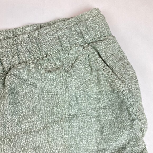 Tahari 100% Linen Shorts Women's Size 3X Sage Green - Picture 3 of 11